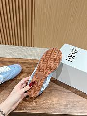 Colestore Loewe Flow Runner in Nylon and Suede Blue - 4