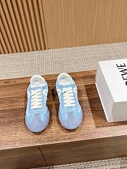 Colestore Loewe Flow Runner in Nylon and Suede Blue - 3