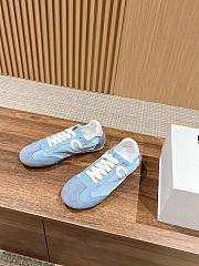 Colestore Loewe Flow Runner in Nylon and Suede Blue - 2