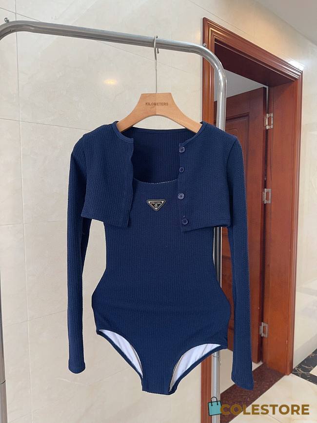 Colestore Prada Swimsuit/Bodysuit Blue - 1