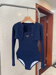 Colestore Prada Swimsuit/Bodysuit Blue - 3