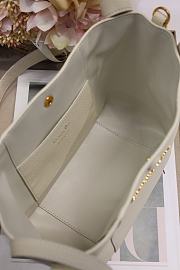 Colestore Dior Signature Bucket Bag in Beige  21×19×11cm - 2