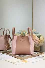 Colestore Dior Signature Bucket Bag in Pink  24x21x14cm - 1