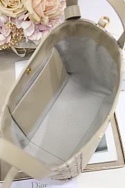 \Colestore Dior Signature Bucket Bag in Yellow 24x21x14cm - 6