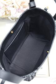 Colestore Dior Signature Bucket Bag in Black 24x21x14cm - 6