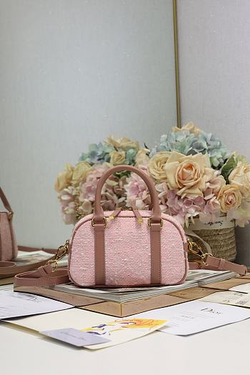 Colestore Dior D-Vibe East-West in Pink 20.5 x 13 x 5cm
