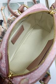 Colestore Dior D-Vibe East-West in Pink 20.5 x 13 x 5cm - 6