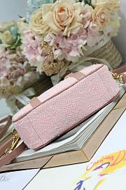 Colestore Dior D-Vibe East-West in Pink 20.5 x 13 x 5cm - 4