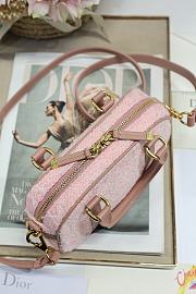 Colestore Dior D-Vibe East-West in Pink 20.5 x 13 x 5cm - 3
