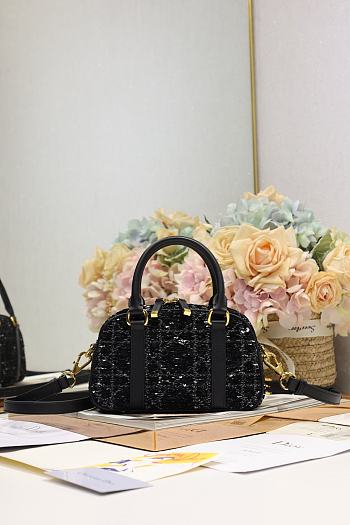 Colestore Dior D-Vibe East-West in Black 20.5 x 13 x 5cm