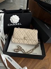 Colestore Chanel 25S Clutch With Chain Beige 10 x 16.5 x 5cm - 1