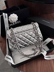 Colestore Chanel 25S Clutch With Chain Slivery 10 x 16.5 x 5cm - 2