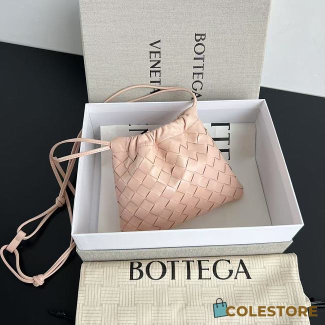 Colestore Bottega Veneta Leather Dustbag in Pink 21x16.6x1cm - 1