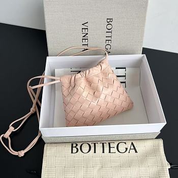 Colestore Bottega Veneta Leather Dustbag in Pink 21x16.6x1cm