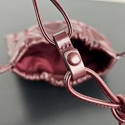 Colestore Bottega Veneta Leather Dustbag in Red21x16.6x1cm - 5
