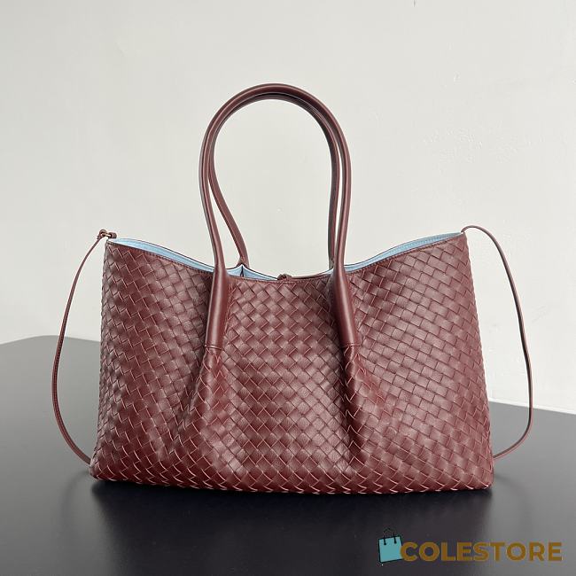 Colestore Bottega Veneta Pinacoteca Medium Madder brown/lunar 23x43x14.5cm - 1