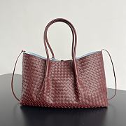 Colestore Bottega Veneta Pinacoteca Medium Madder brown/lunar 23x43x14.5cm - 1