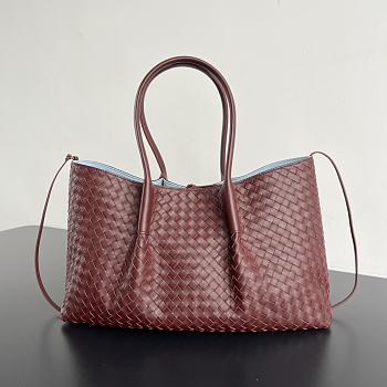 Colestore Bottega Veneta Pinacoteca Medium Madder brown/lunar 23x43x14.5cm