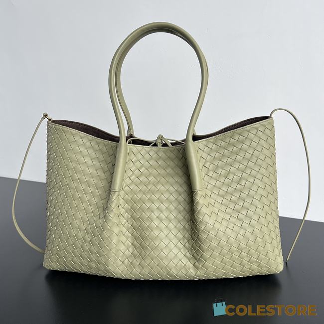 Colestore Bottega Veneta Pinacoteca Medium Madder Ecru/matcha 23x43x14.5cm - 1