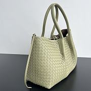 Colestore Bottega Veneta Pinacoteca Medium Madder Ecru/matcha 23x43x14.5cm - 6