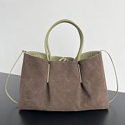 Colestore Bottega Veneta Pinacoteca Medium Madder Ecru/matcha 23x43x14.5cm - 4