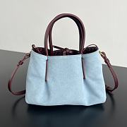 Colestore Bottega Veneta Pinacoteca Small Madder brown/lunar 15x24x12cm - 6