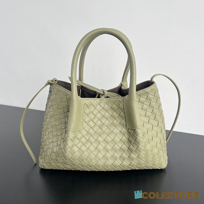 Colestore Bottega Veneta Pinacoteca Small Madder Ecru/matcha 15x24x12cm - 1
