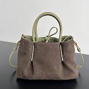 Colestore Bottega Veneta Pinacoteca Small Madder Ecru/matcha 15x24x12cm - 5