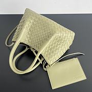 Colestore Bottega Veneta Pinacoteca Small Madder Ecru/matcha 15x24x12cm - 4