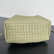 Colestore Bottega Veneta Pinacoteca Small Madder Ecru/matcha 15x24x12cm - 3