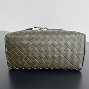 Colestore Bottega Veneta Small Andiamo Messenger Kaki 29x20x13cm - 6