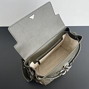 Colestore Bottega Veneta Small Andiamo Messenger Kaki 29x20x13cm - 5