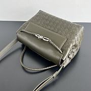 Colestore Bottega Veneta Small Andiamo Messenger Kaki 29x20x13cm - 4