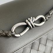 Colestore Bottega Veneta Small Andiamo Messenger Kaki 29x20x13cm - 3