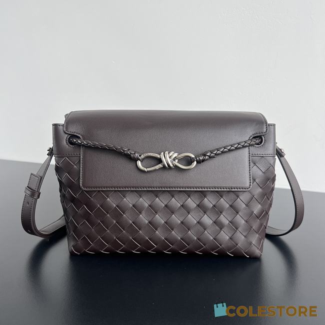Colestore Bottega Veneta Small Andiamo Messenger Fondant 29x20x13cm - 1