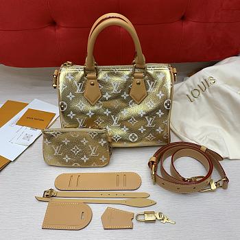 Colestore Louis Vuitton Speedy P9 25 Gold 25x15x15CM