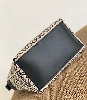 Colestore Loewe Small Cubi Bag in Anagram Jacquard and Calfskin 21x17x12.5cm - 6