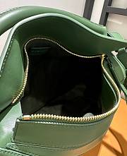 Colestore Loewe Puzzle In Satin Calfskin Green 29x12x19cm - 3