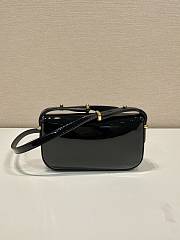 Colestore Prada Women Patent Leather Shoulder Bag in Black 20.5x10.5x4cm - 4