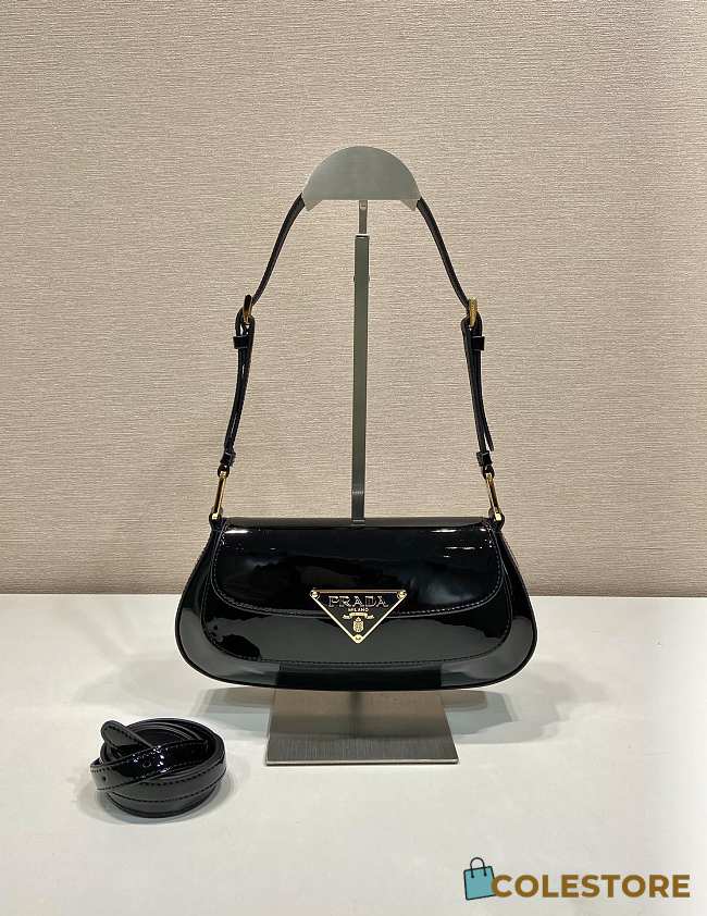 Colestore Prada Patent Leather Shoulder Bag 24x11x4cm - 1