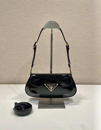 Colestore Prada Patent Leather Shoulder Bag 24x11x4cm