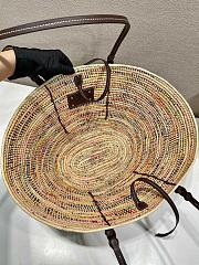 Colestore Prada Woven Raffia Basket Bag 24x24x17cm - 5