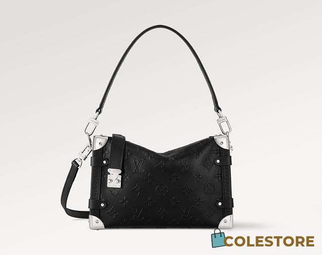 Colestore Louis Vuitton Side Trunk MM Monogram Black 16 x 8.5 x 23.5cm - 1