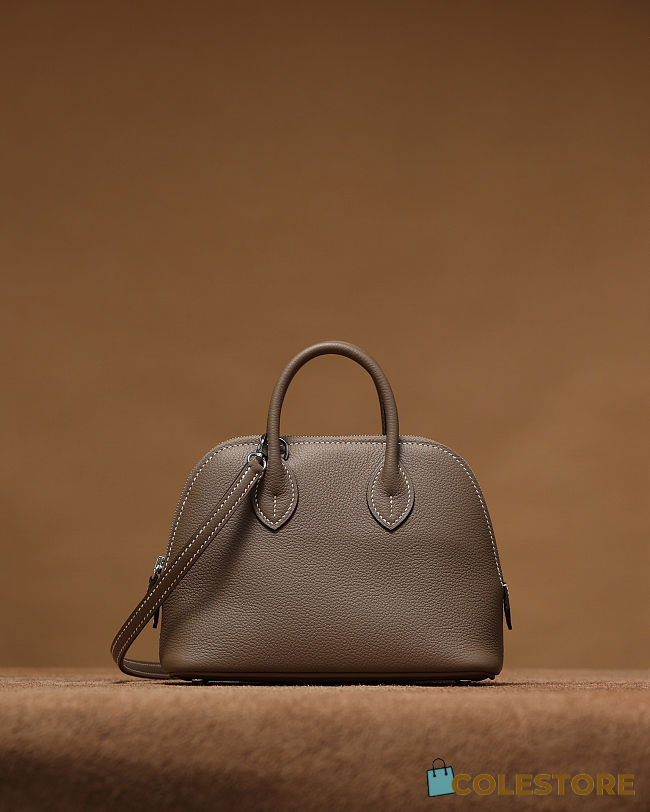 Colestore Hermes Bolide 1923 Mini Bag Evercolor Brown 19cm x 14cm x 8.5cm - 1