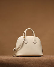 Colestore Hermes Bolide 1923 Mini Bag Evercolor White 19cm x 14cm x 8.5cm - 4