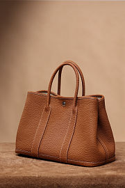 Colestore Hermes Garden Party 30 Bag Brown Gold 30x20x13cm - 4