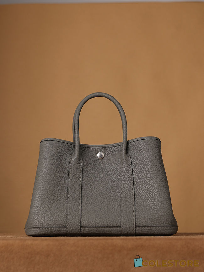 Colestore Hermes Garden Party 30 Bag Grey 30x20x13cm - 1