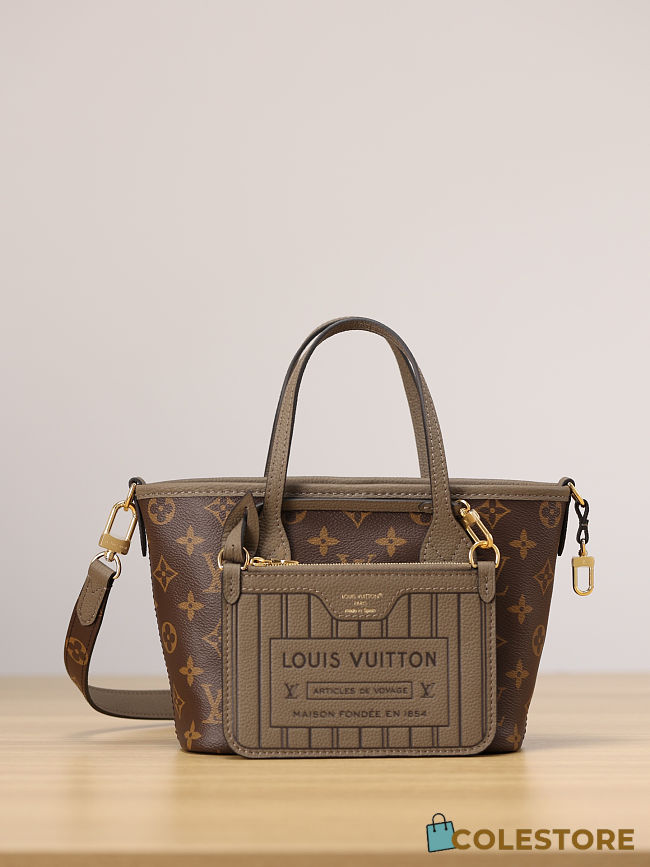 Colestore Neverfull Bandoulière Inside Out BB Brown 16.5 x 11 x 26.5cm - 1