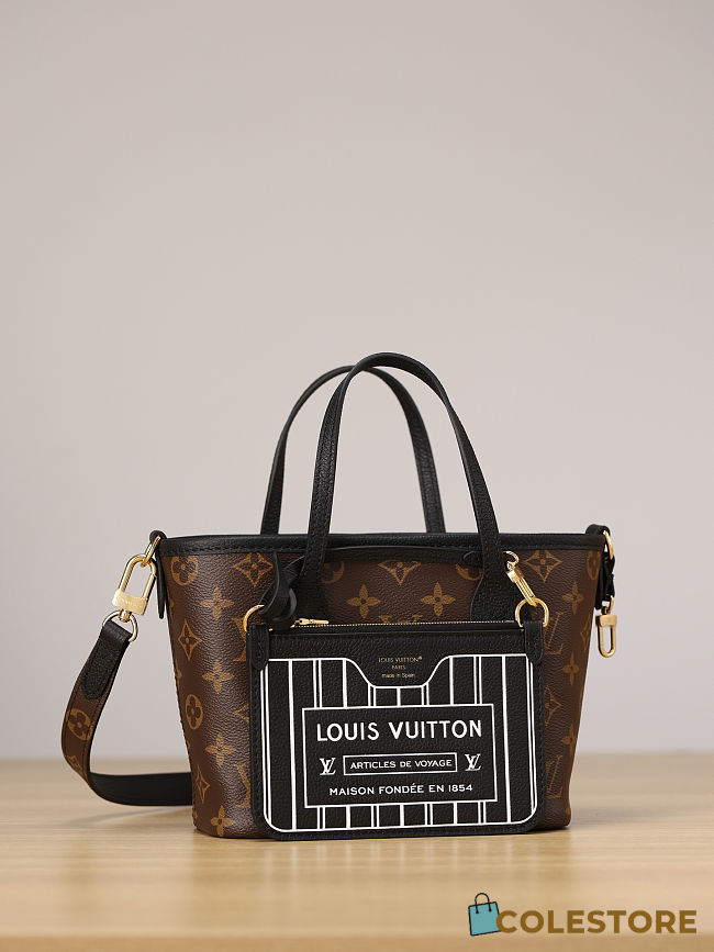 Colestore Neverfull Bandoulière Inside Out BB Black 16.5 x 11 x 26.5cm - 1