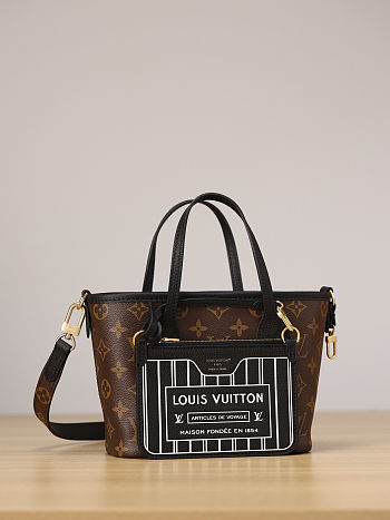 Colestore Neverfull Bandoulière Inside Out BB Black 16.5 x 11 x 26.5cm